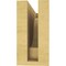 Ekena Millwork 3"W x 9"D x 6"H Classic Newport Rough Cedar Woodgrain TimberThane Corbel, Primed Tan CORUR03X09X06NEWRCPR - alternate 4